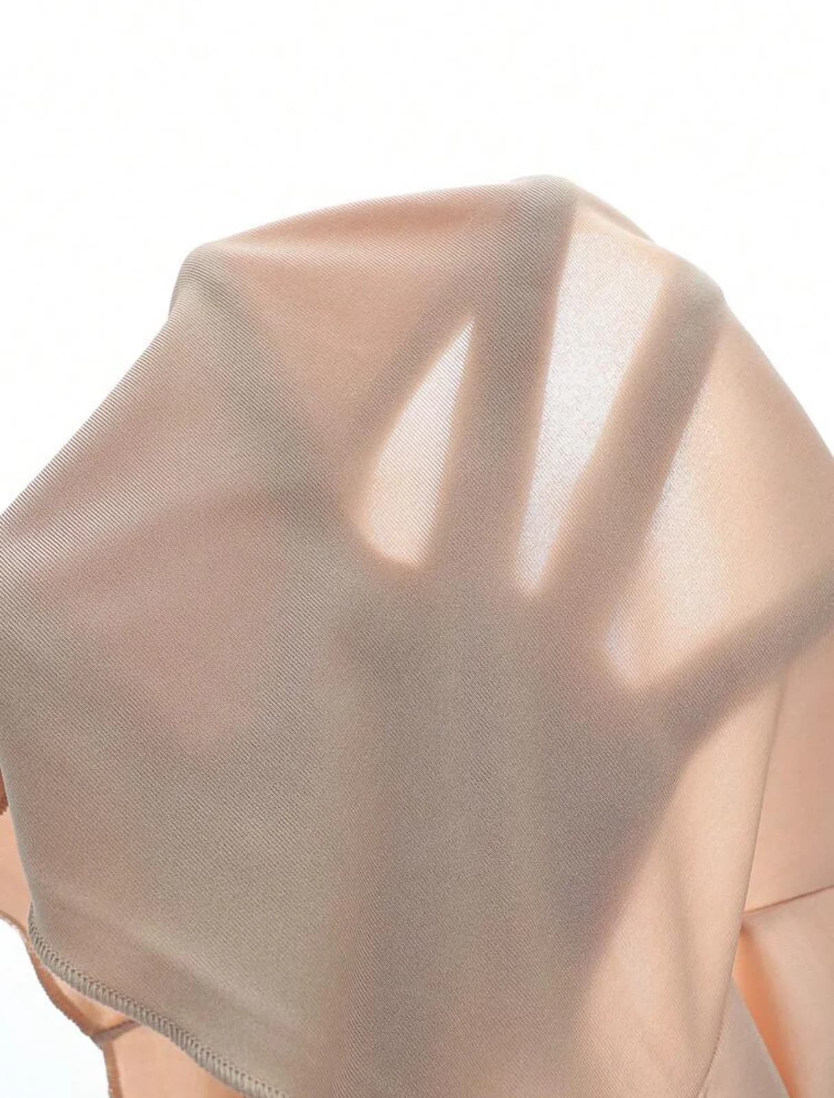 Apricot Halter Cami — detail view