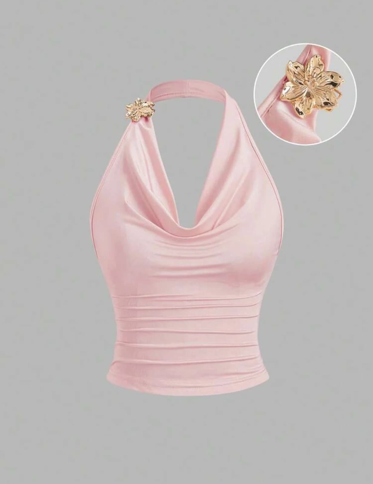 Pink Halter Tank