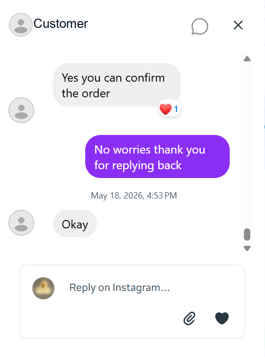 Confirmed order approval